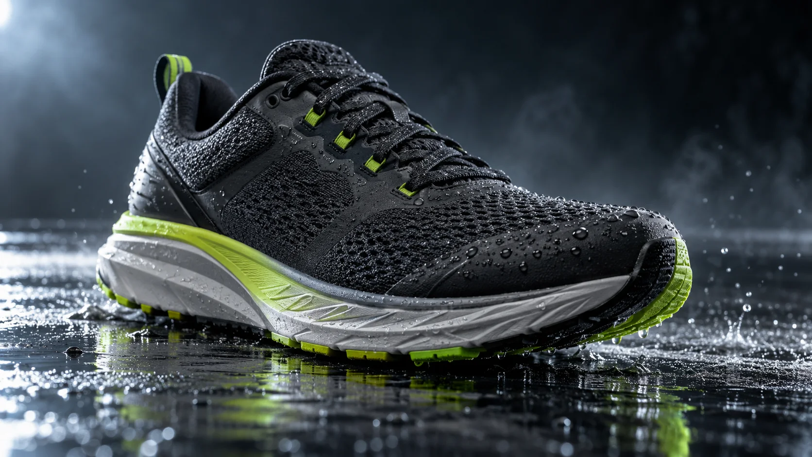Running shoe campaign concept framed for a short product motion clip